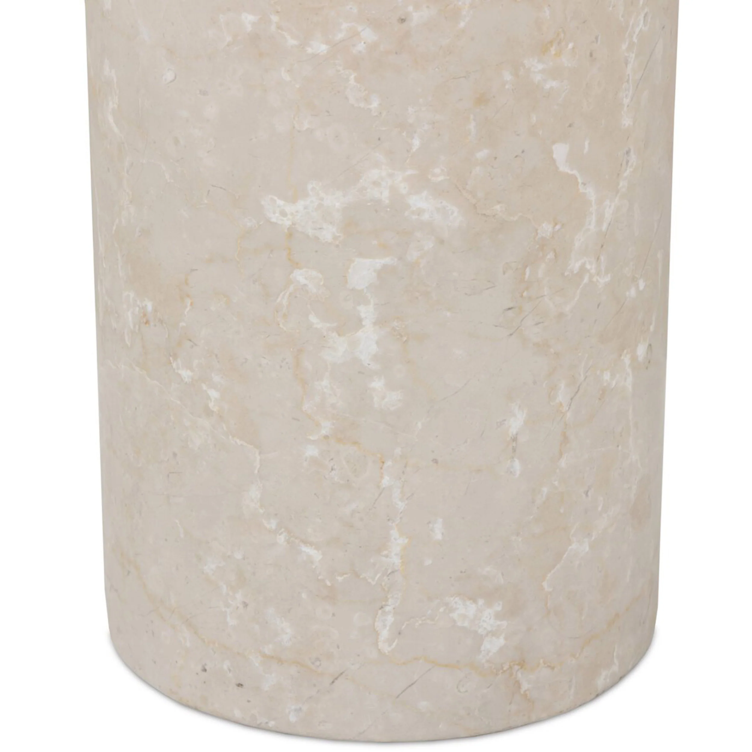 Zion End Table, Cream Marble by Four Hands - Image 6
