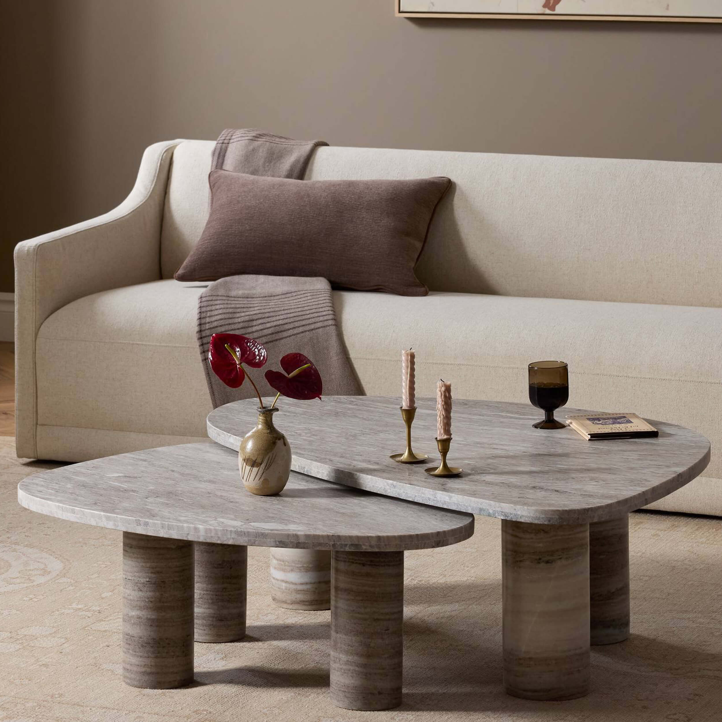 Zion Nesting Coffee Table, Antique White by Four Hands - Image 12