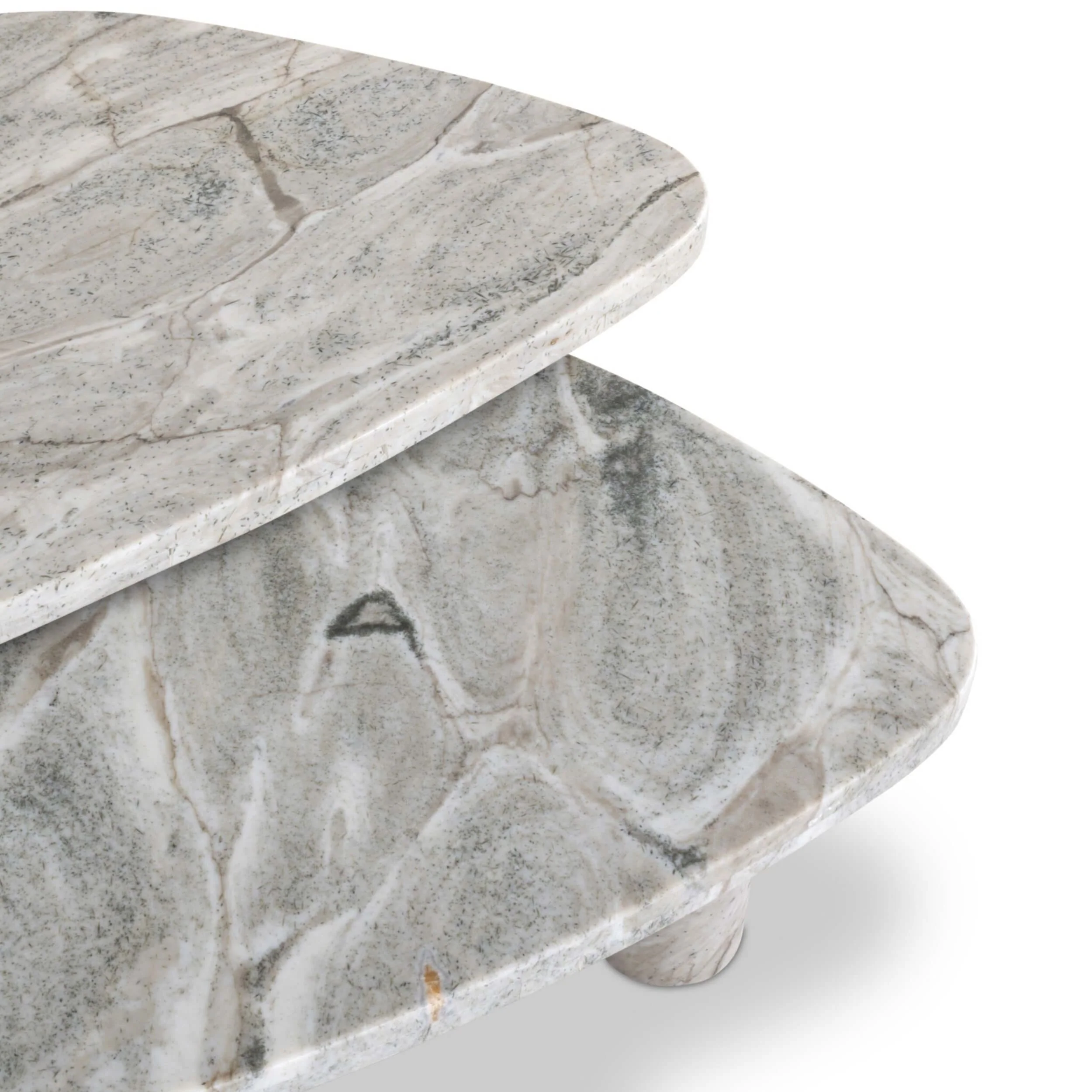 Zion Nesting Coffee Table Set, Sage Onyx by Four Hands - Image 4