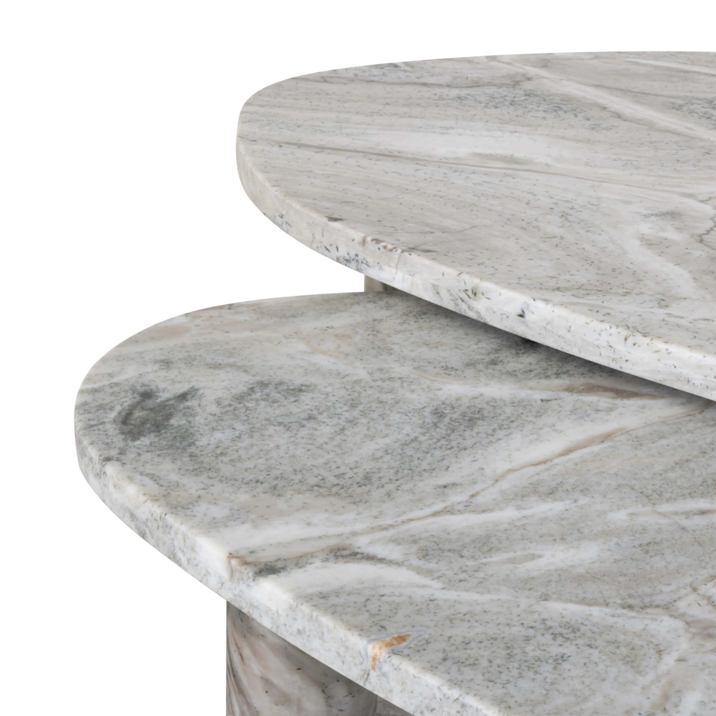 Zion Nesting Coffee Table Set, Sage Onyx by Four Hands - Image 4