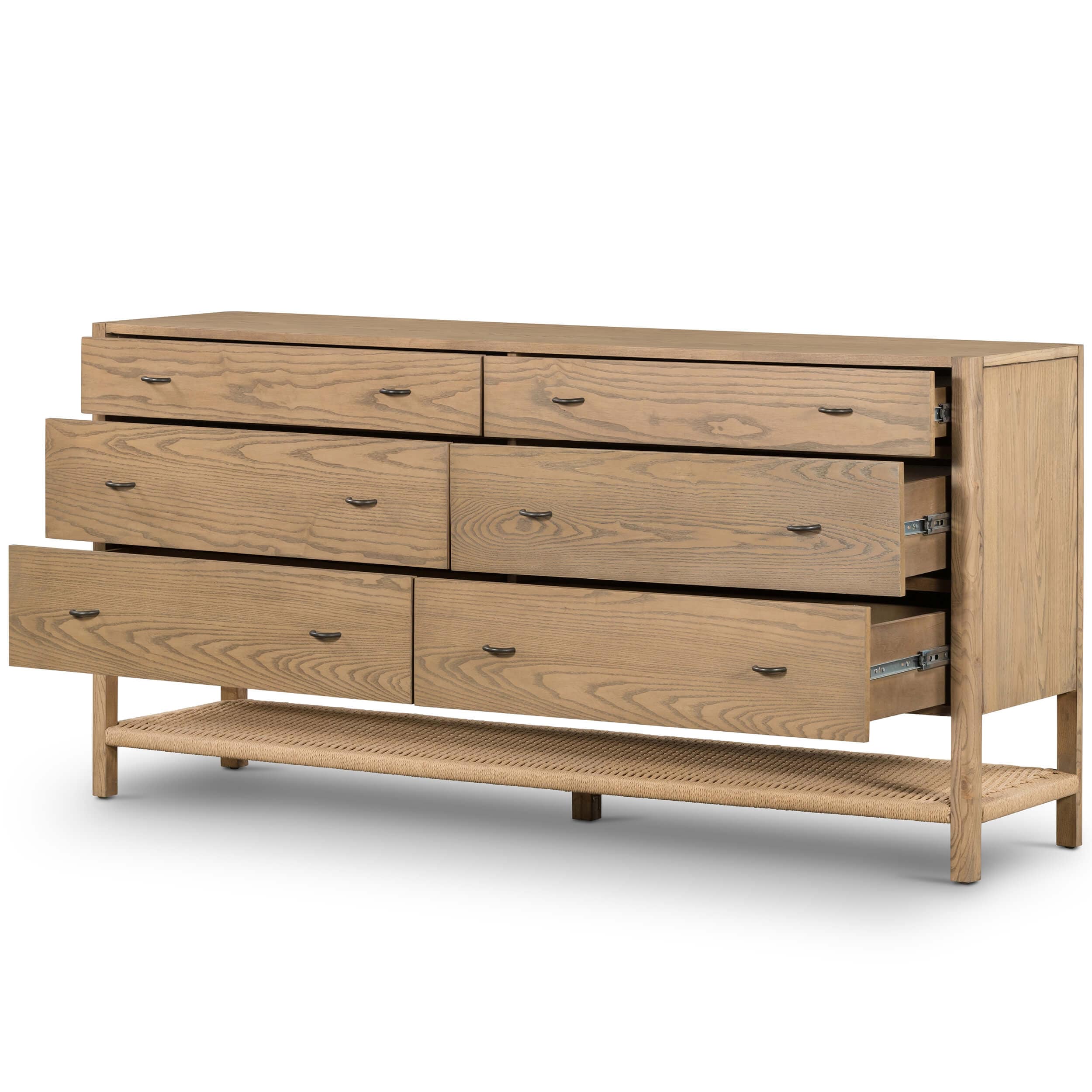 Zuma 6 Drawer Dresser, Dune Ash by Four Hands - Image 5