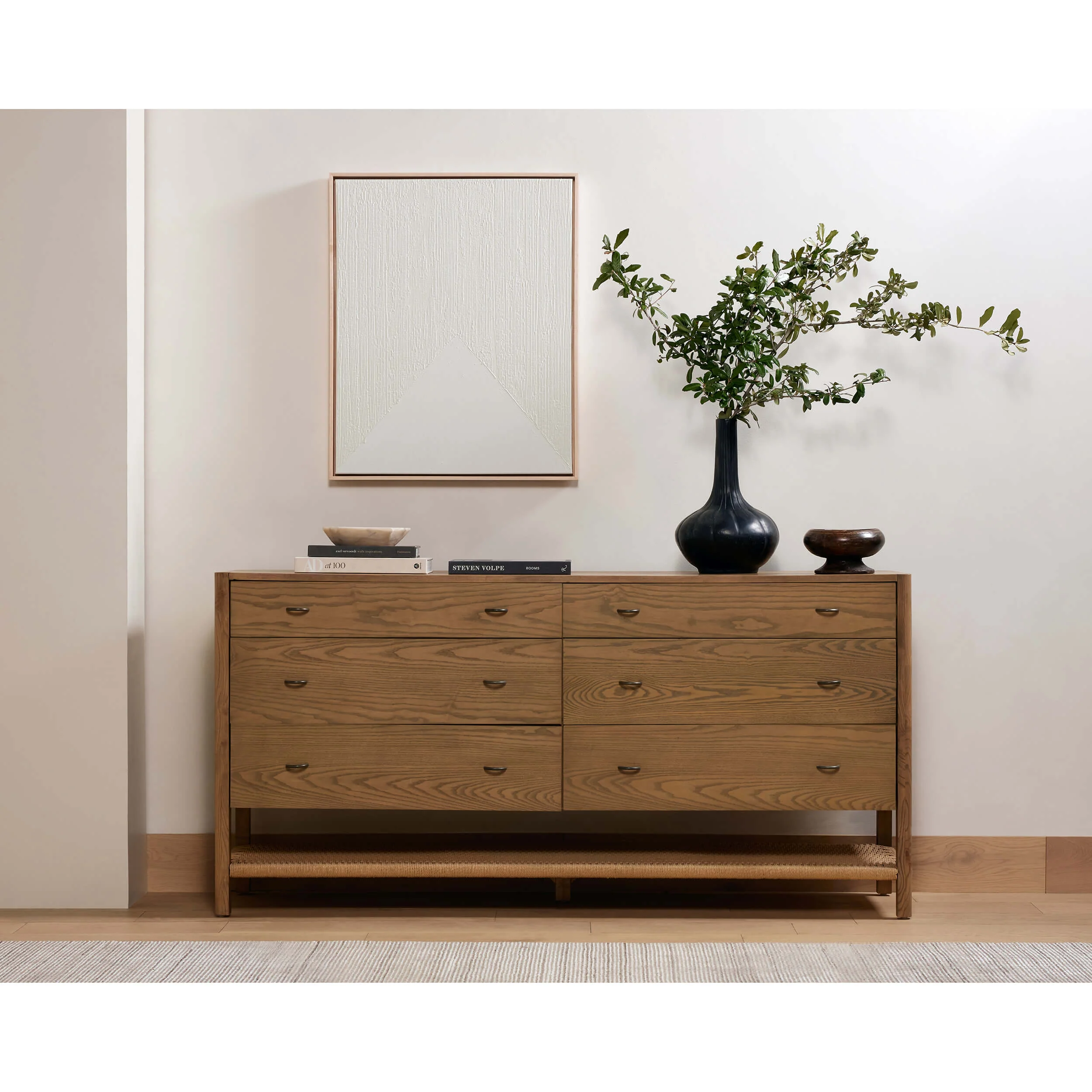 Zuma 6 Drawer Dresser, Dune Ash by Four Hands - Image 6